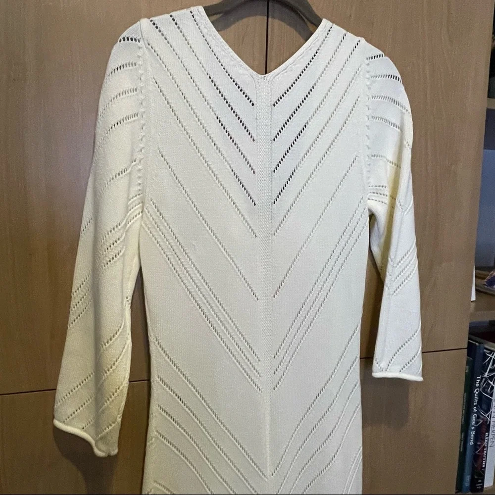 Cult Gaia “Jhene” off white knit midi dress.  NWT - Picture 6 of 7